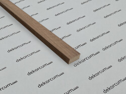 2.7 cm / 12mm Ahşap Çıta Gold Ceviz - DEKORCUM