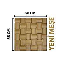 3D Akustik Doğal Ahşap - Yeni Meşe - DEKORCUM