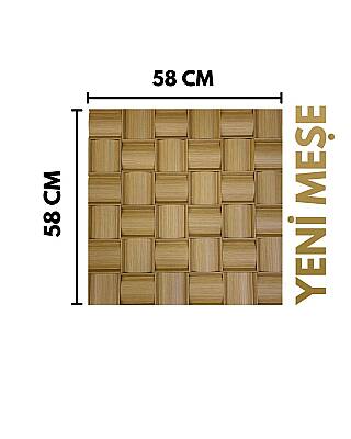3D Akustik Doğal Ahşap - Yeni Meşe - 1
