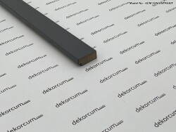 4 Cm Ahşap Yan Kapama Çıtası ANTRASİT - DEKORCUM