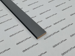 4 cm / 12mm Ahşap Çıta Antrasit - DEKORCUM