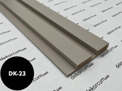 4cm Çift Çıtalı Ahşap Duvar Lambiri SATEN - DEKORCUM