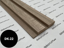 4cm Çift Çıtalı Ahşap Duvar Lambiri Natural Çam - DEKORCUM