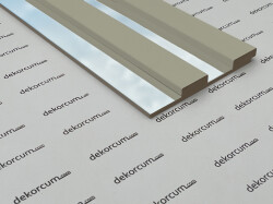 4cm Çıtalı 16x280 Aynalı Ahşap Duvar Lambiri - Saten - DEKORCUM