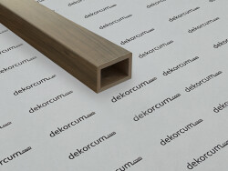 4x6 Ahşap Dekorasyon Profili Gold Ceviz - DEKORCUM