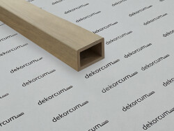 4x6 Ahşap Dekorasyon Profili Natural Çam - DEKORCUM