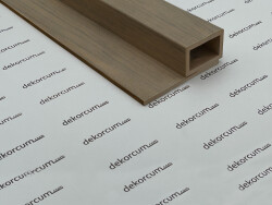 4x6 cm Profilli Ahşap Lambiri Duvar Paneli GOLD CEVİZ - DEKORCUM