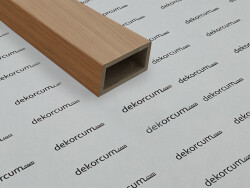 4x8 Ahşap Dekorasyon Profili Teak - DEKORCUM