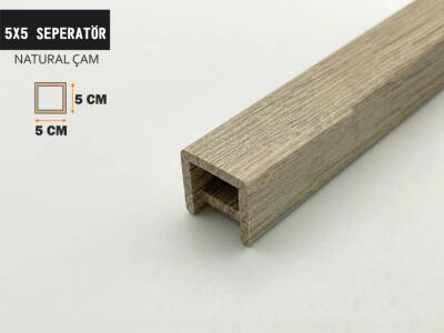 5x5 Ahşap Seperatör Ara Bölme NATURAL ÇAM - 1