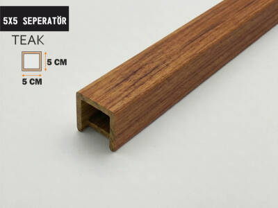 5x5 Ahşap Seperatör Ara Bölme TEAK - 1