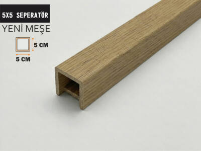 5x5 Ahşap Seperatör Ara Bölme YENİ MEŞE - 1