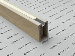 5x8 Ahşap Ledli Seperatör Ara Bölme NATURAL ÇAM - DEKORCUM