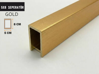 5x8 Ahşap Seperatör Ara Bölme GOLD - 1