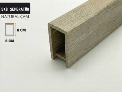 5x8 Ahşap Seperatör Ara Bölme NATURAL ÇAM - 1