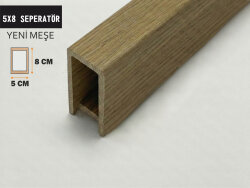 5x8 Ahşap Seperatör Ara Bölme YENİ MEŞE - DEKORCUM