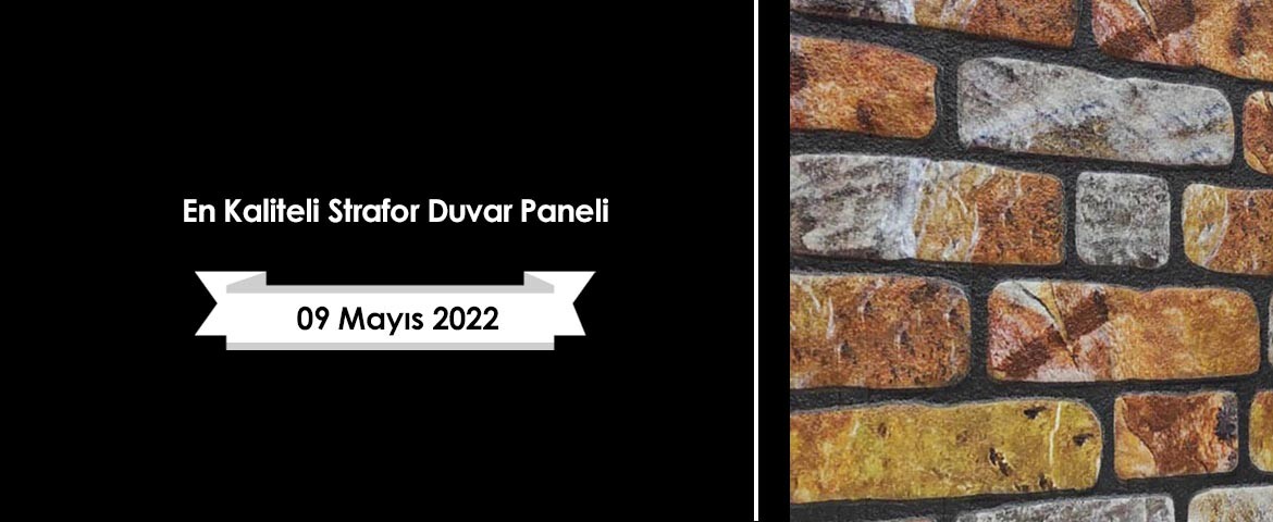 En Kaliteli Strafor Duvar Paneli