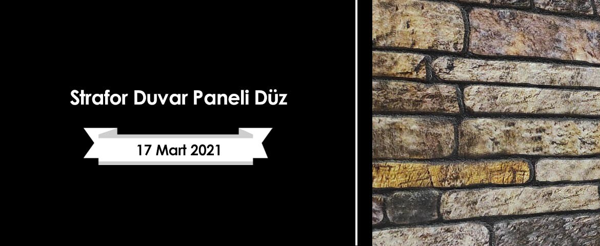 Strafor Duvar Paneli Düz