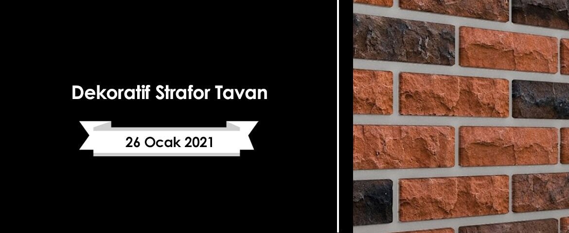 Dekoratif Strafor