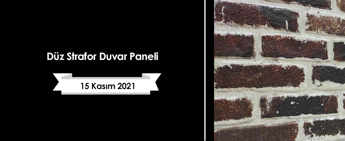 Düz Strafor Duvar Paneli