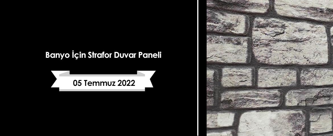 Banyo İçin Strafor Duvar Paneli