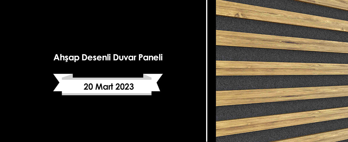 Ahşap Desenli Duvar Paneli