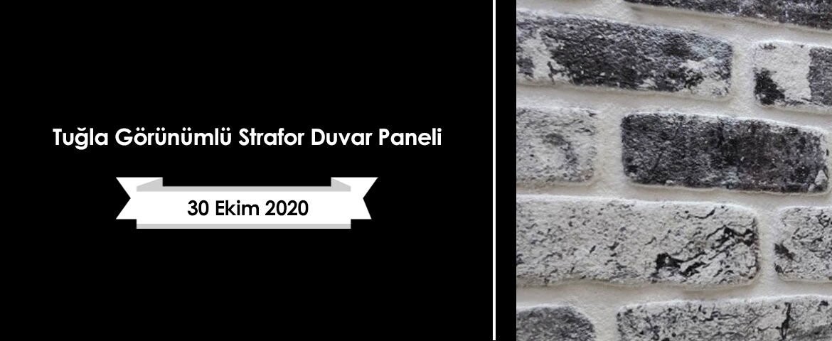 Tuğla Görünümlü Strafor Duvar Paneli
