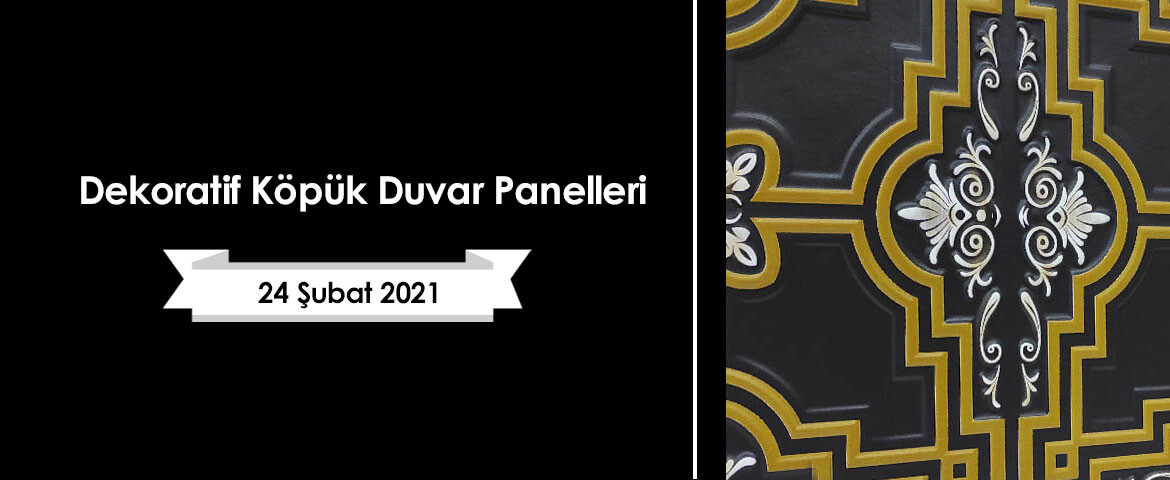 Dekoratif Köpük Duvar Panelleri