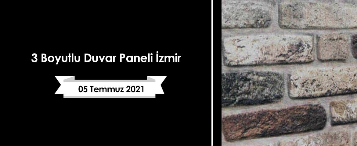 3 Boyutlu Duvar Paneli İzmir