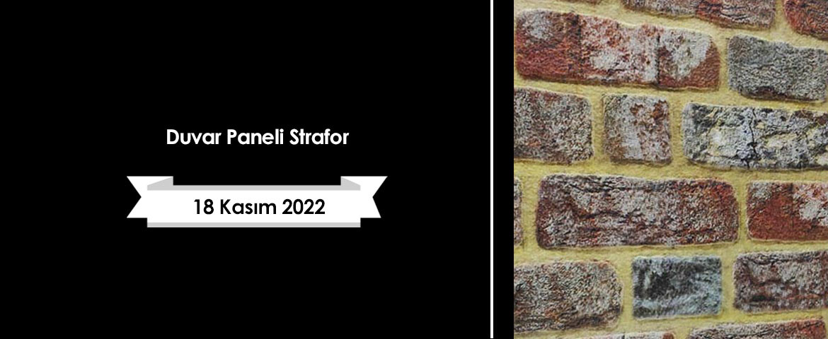 Duvar Paneli Strafor
