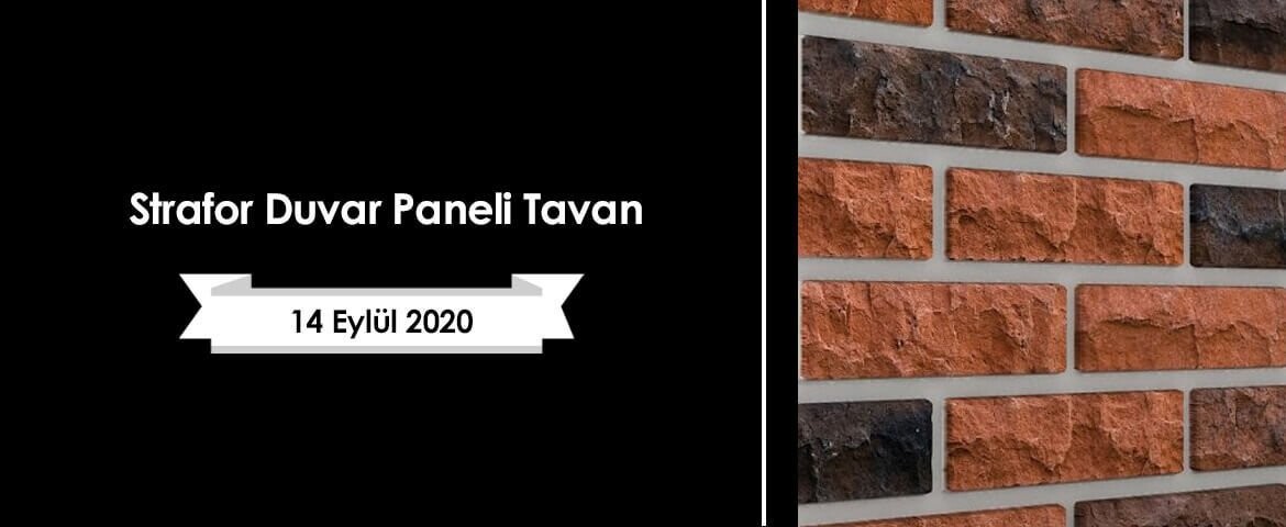 Strafor Duvar Paneli Tavan