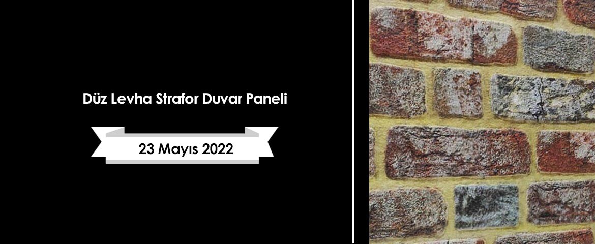 Düz Levha Strafor Duvar Paneli