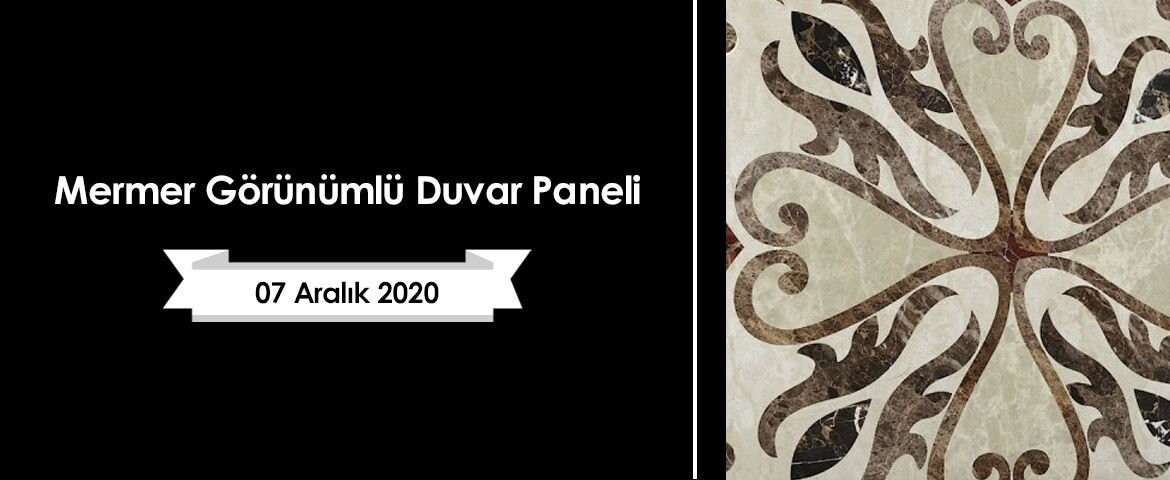 Mermer Görünümlü Duvar Paneli