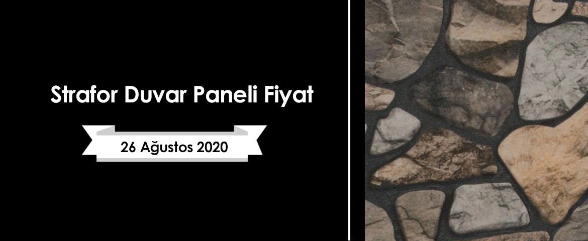 Strafor Duvar Paneli Fiyat