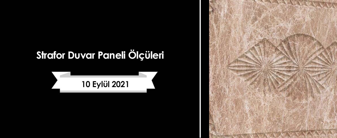 Strafor Duvar Paneli Ölçüleri