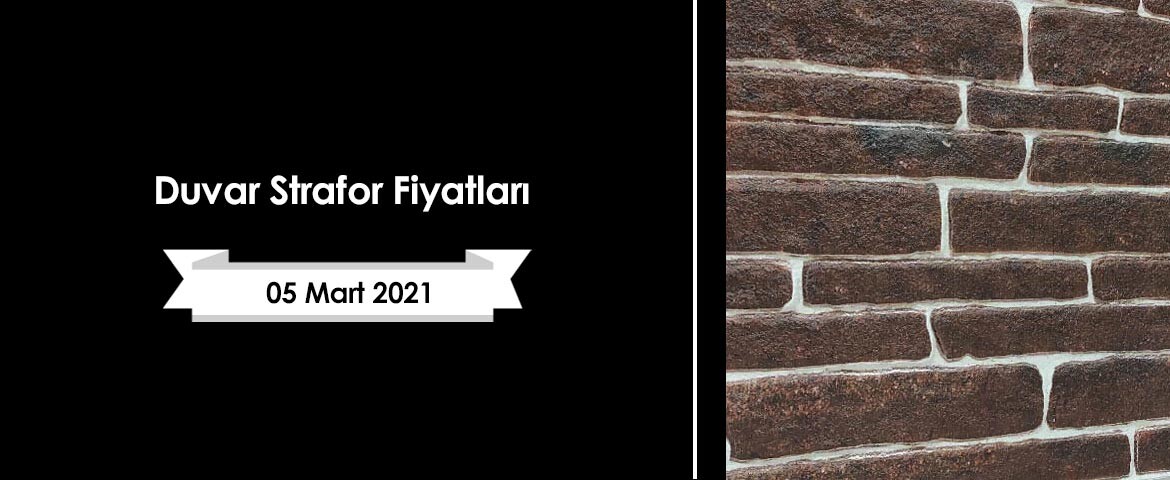 Duvar Strafor Fiyatları