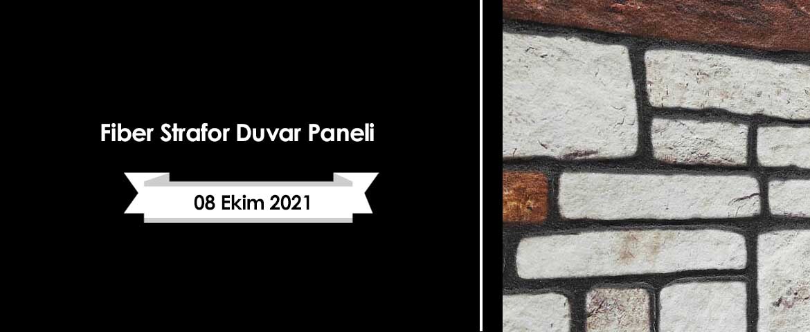 Fiber Strafor Duvar Paneli 