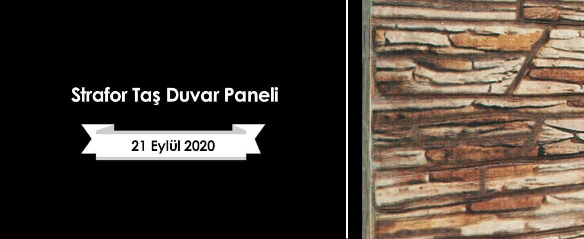 Strafor Taş Duvar Paneli