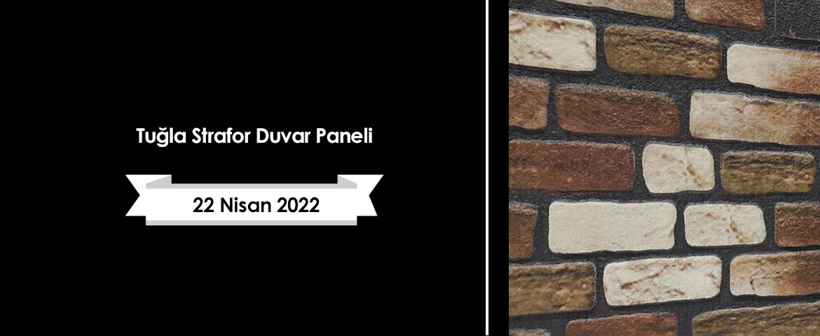 Tuğla Strafor Duvar Paneli