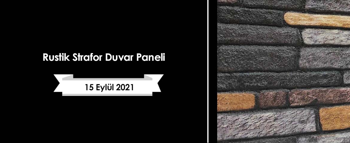 Rustik Strafor Duvar Paneli
