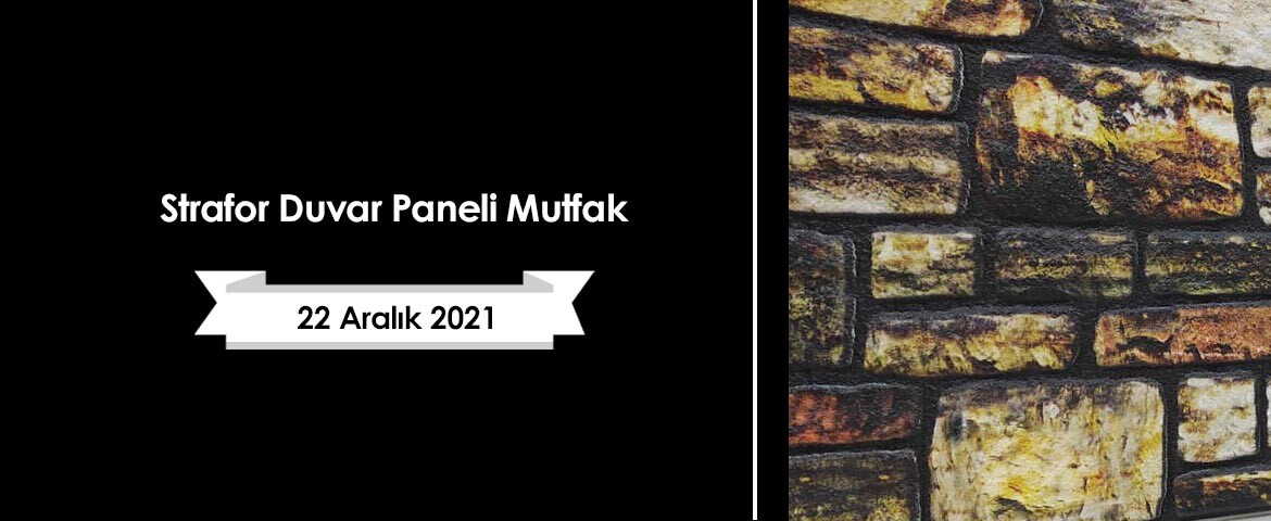 Strafor Duvar Paneli Mutfak