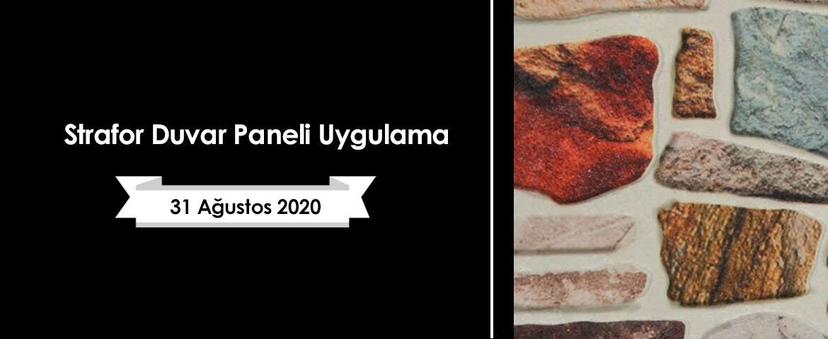 Strafor Duvar Paneli Uygulama