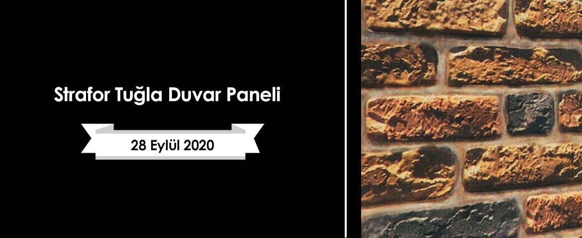Strafor Tuğla Duvar Paneli