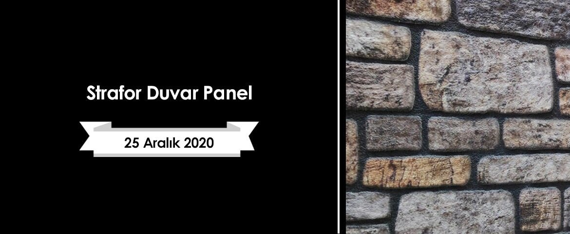 Strafor Duvar Panel