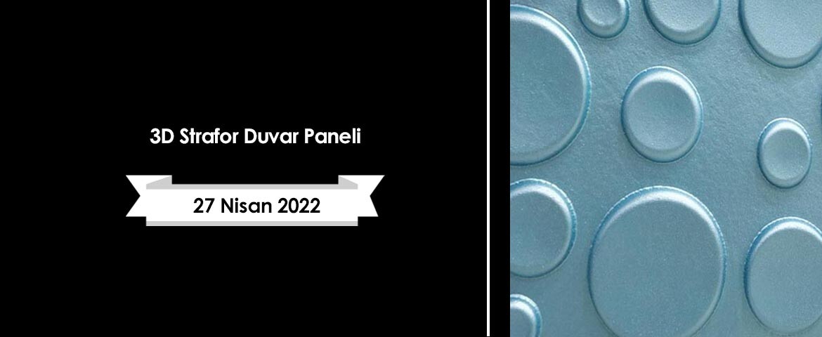 3D Strafor Duvar Paneli