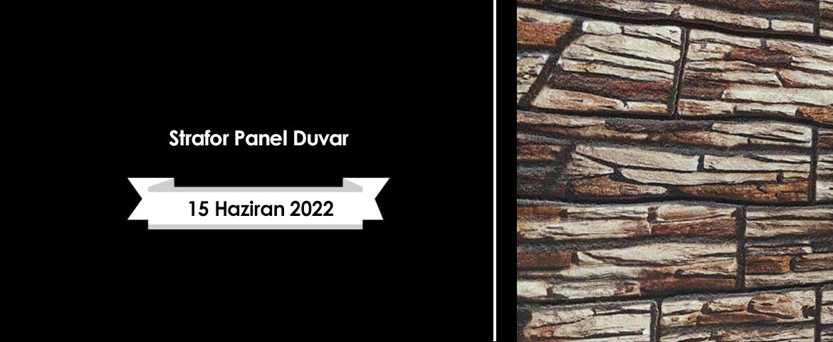 Strafor Panel Duvar