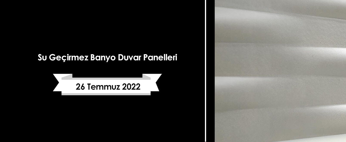 Su Geçirmez Banyo Duvar Panelleri