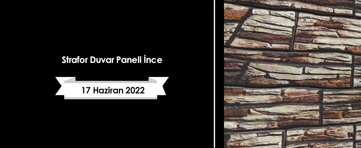 Strafor Duvar Paneli İnce