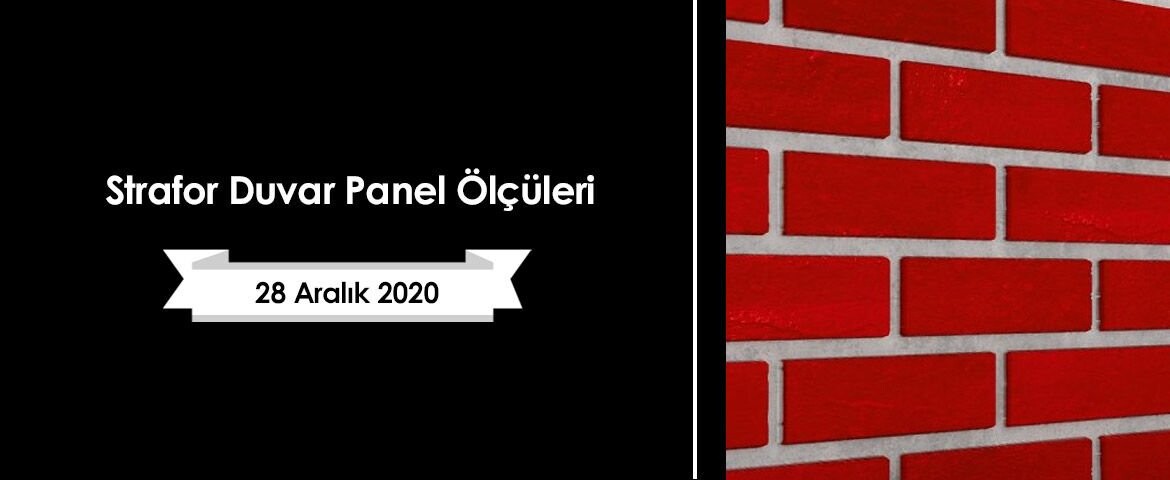 Strafor Duvar Panel Ölçüleri