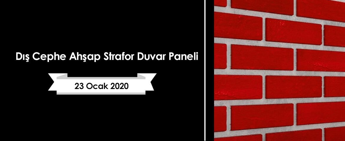 Dış Cephe Ahşap Strafor Duvar Paneli