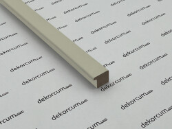 Ahşap Lambiri Alt Üst Kapama Çıtası Saten - DEKORCUM